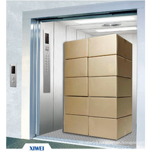 XIWEI 5000KG Big Volume Two Pannel Door Side Open Frieght Goods Elevator